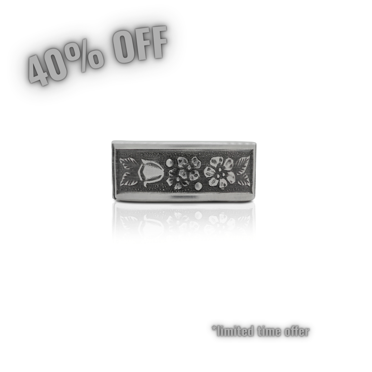 Garden Band Spoon Ring